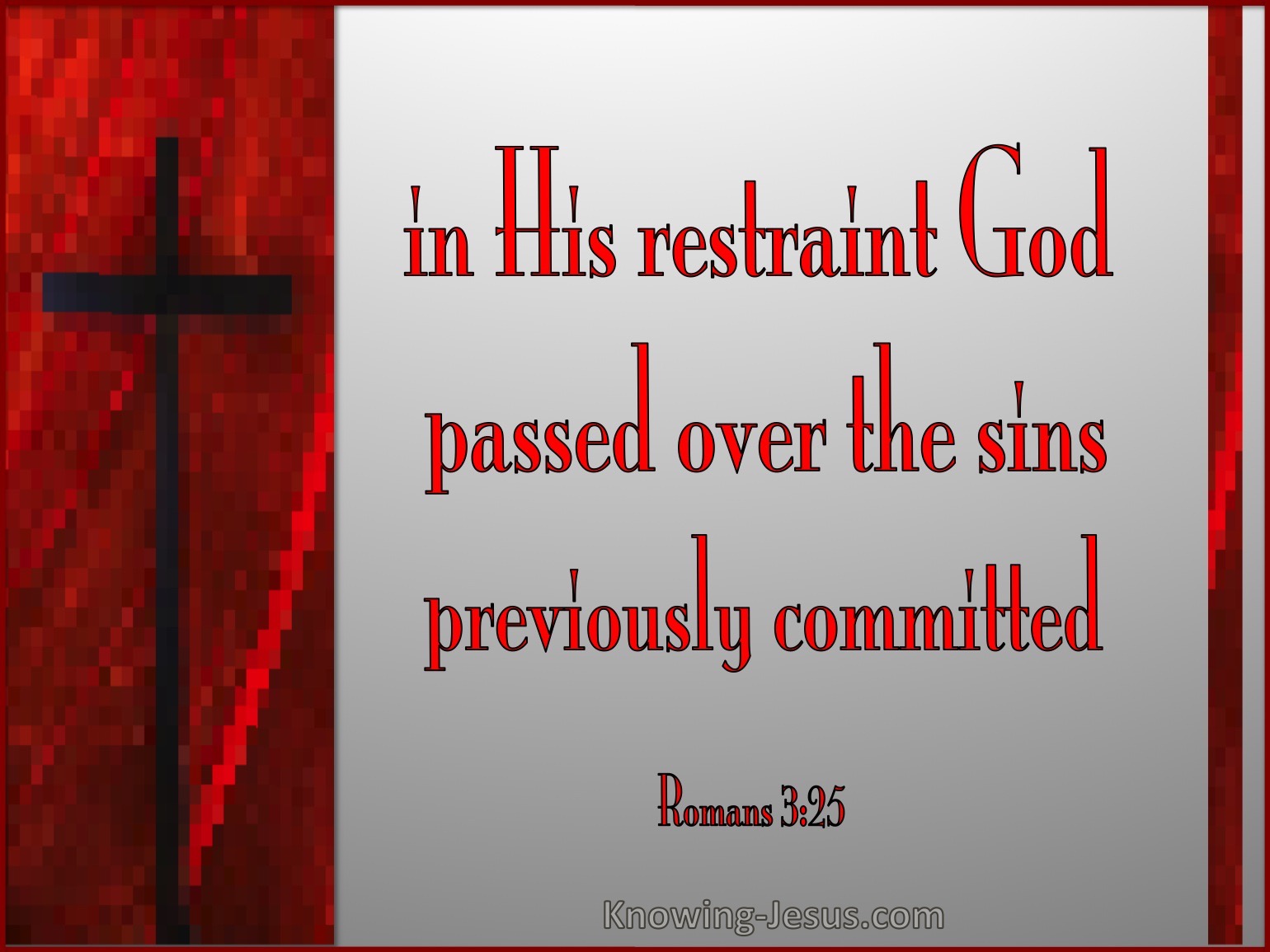 What Does Romans 3 25 Mean 